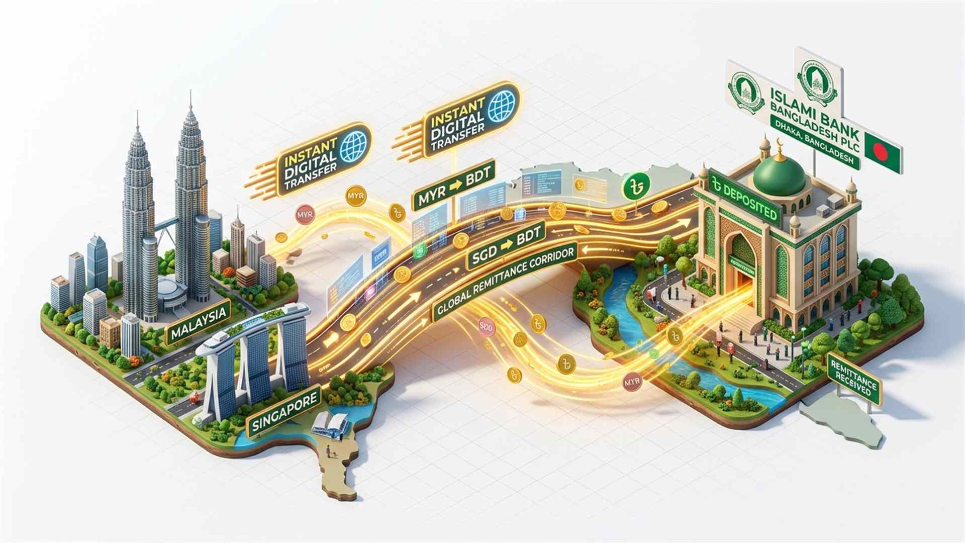 Malaysia and Singapore Remittance Corridor - মালয়েশিয়া ও সিঙ্গাপুর রেমিট্যান্স গাইড ২০২৬